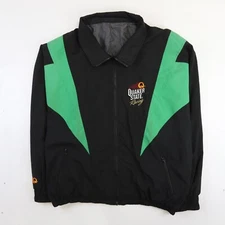 Vintage Quaker State Racing Windbreaker Light Jacket Size XL