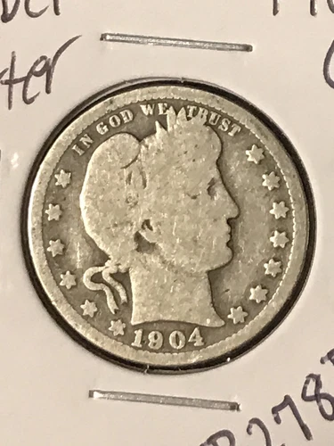 1904 Barber Quarter  G