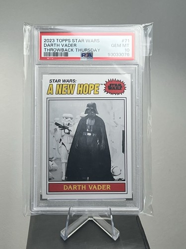 2023 Topps Star Wars, 1977 Darth Vader #71 PSA 10