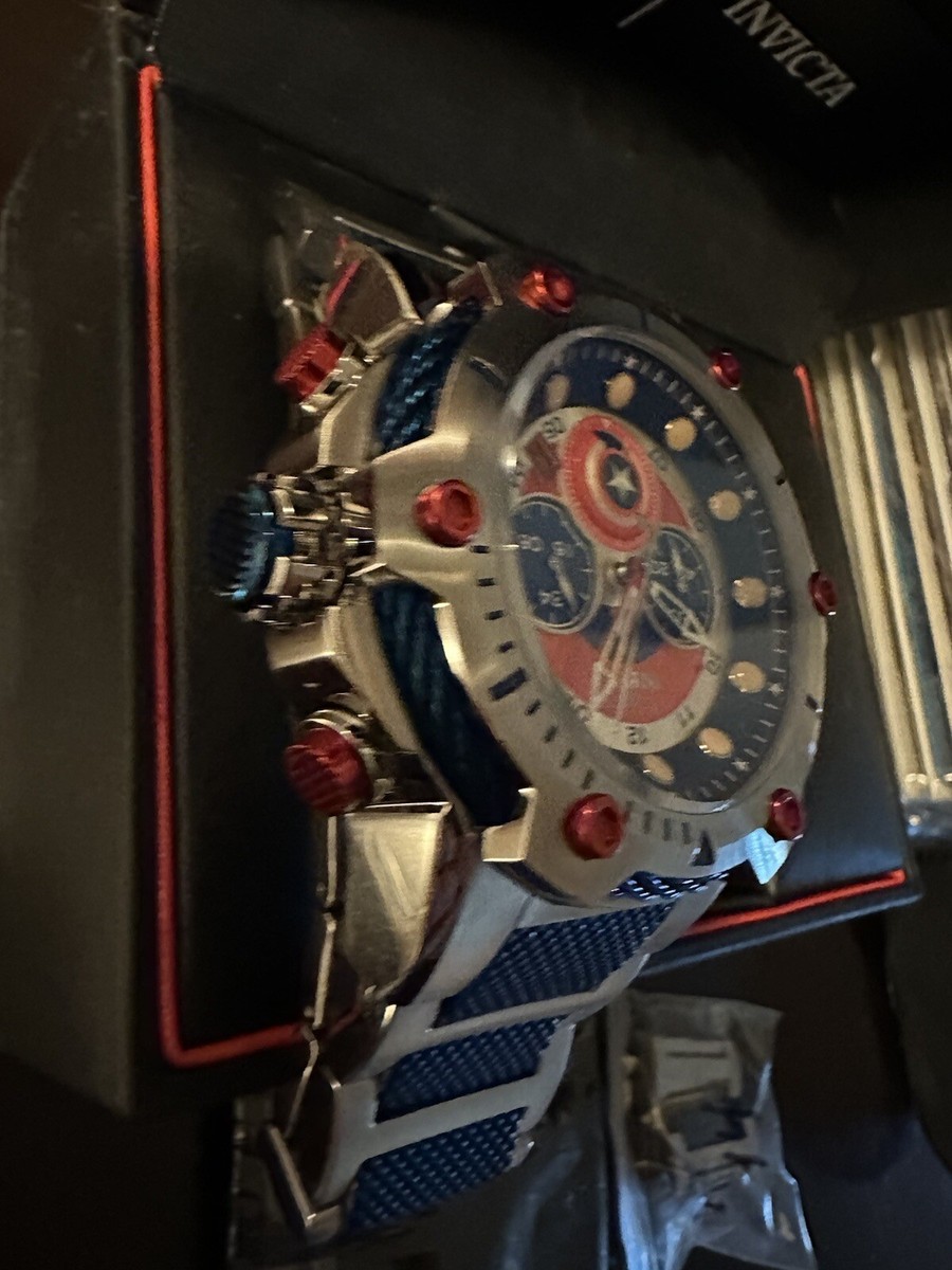Invicta Marvel Captain America Bolt 51mm Steel Limited