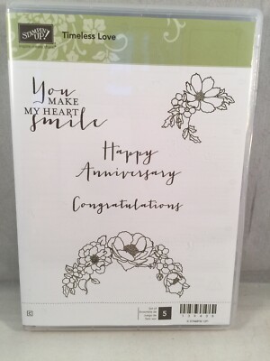 TIMELESS LOVE Stampin Up New Anniversary Congratulations Make My Heart Smile