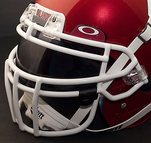 *CUSTOM* OKLAHOMA SOONERS NCAA Schutt XP GAMEDAY Replica Football Helmet - Picture 5 of 5