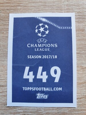Topps Champions League 2017 2018 Sadio Mane 449 FC Liverpool 17 18