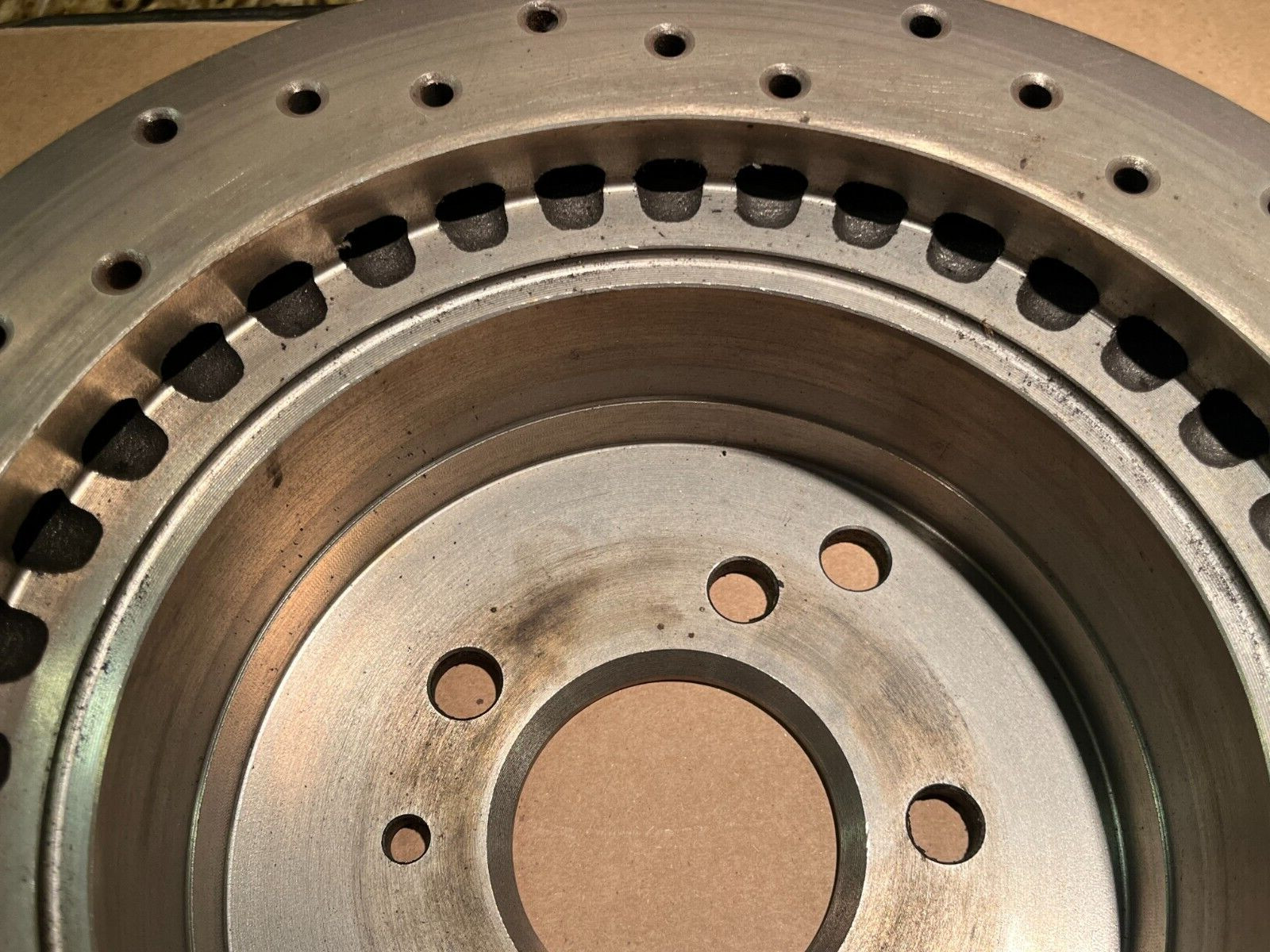 1988-1991 FERRARI TESTAROSSA BREMBO PERFORMANCE BRAKE DISC ROTORS REAR SET- NEW