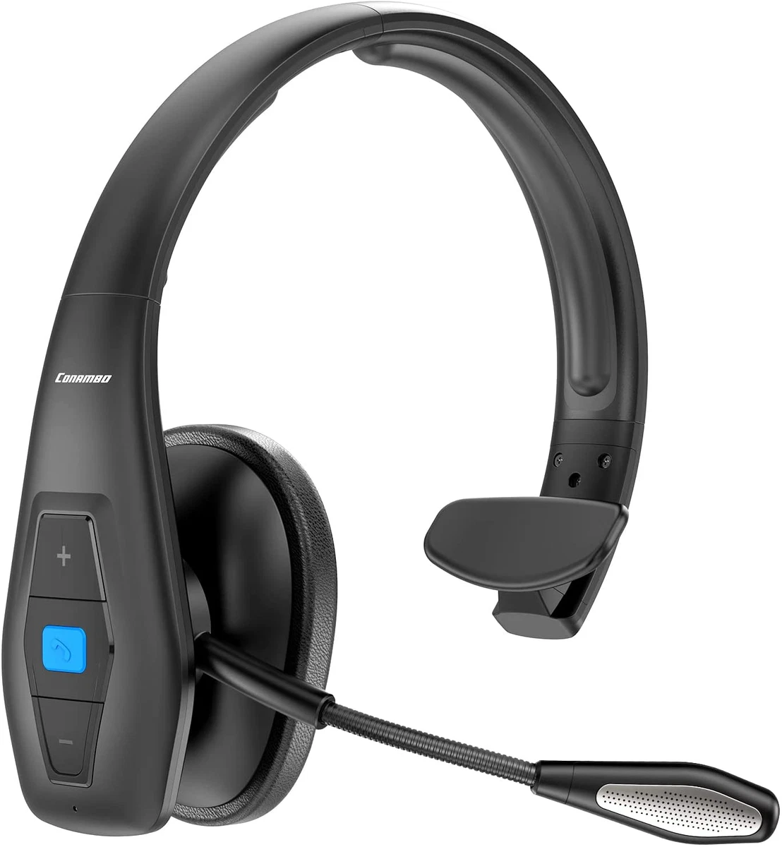 Bluetooth Headset V5.0,CVC8.0 Dual Mic Noise Cancelling Bluetooth