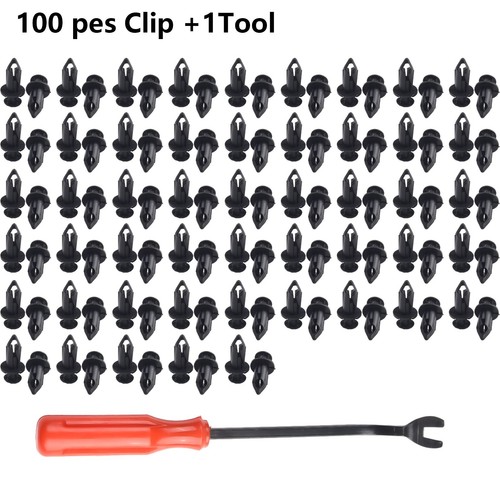Body Panel Rivets for Honda ForTRX ATV Set of 100 Clips + Removal Tool