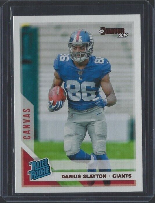 Darius Slayton 2019 Donruss Football - Canvas RC #338 - New York Giants