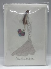 Hallmark Signature Wedding "Here Comes the Bride" Greeting Card LAD6175