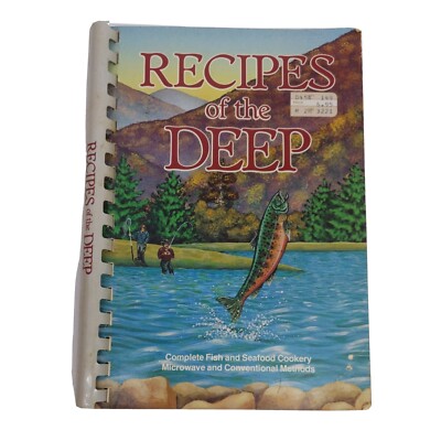Vintage 1982 Recipes of the Deep Complete Fish and Seafood Cookery Cookbook