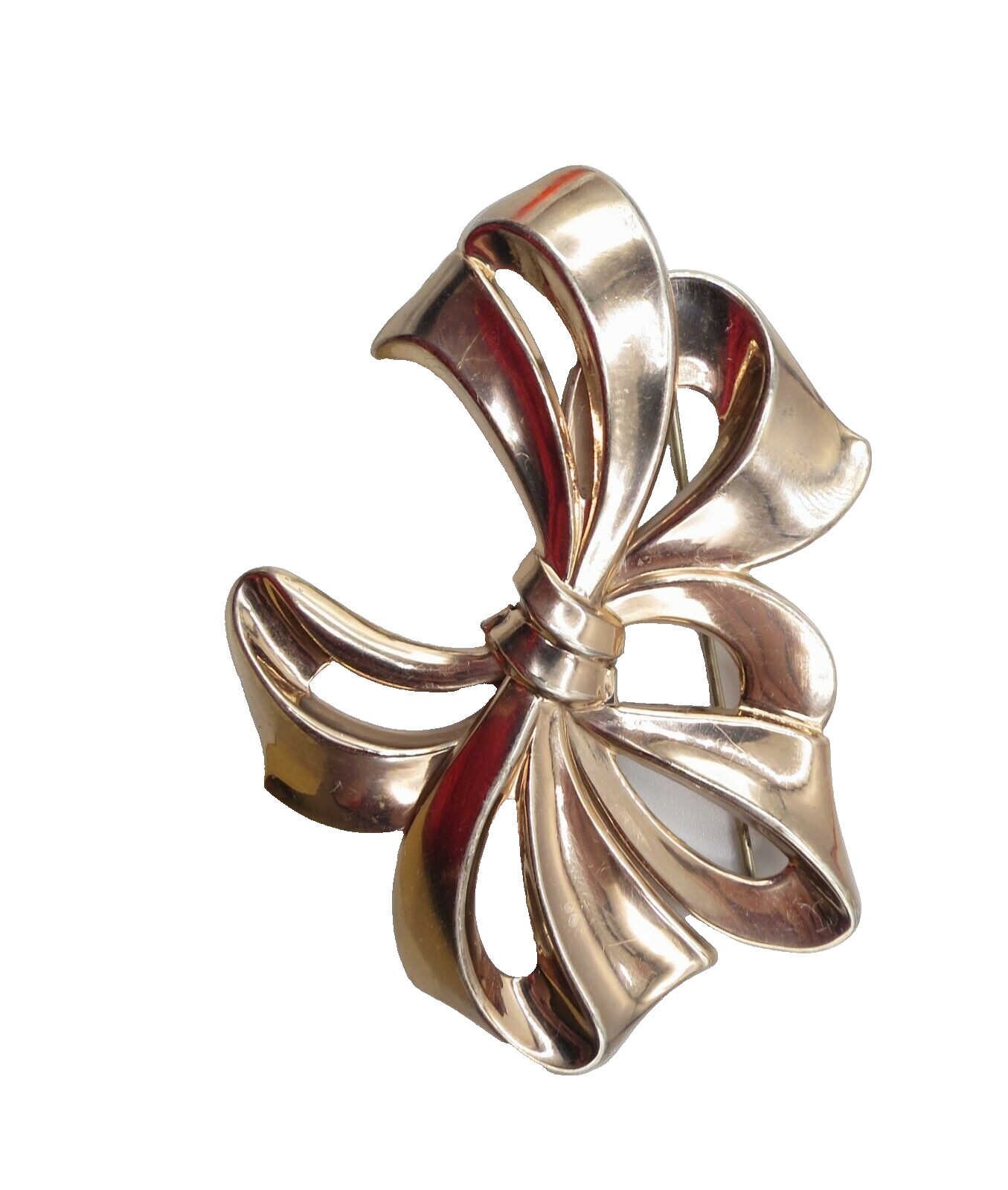 SB Sterling Silver Statement Repousse Vermeil Lar… - image 3