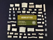 28mm 1/56th Vehicle stowage (crates ,tarps ,jerry cans)WW2 Bolt action/Tank War.
