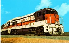 Auto Train 4000 at Northern Terminal, Lorton, VA Postcard