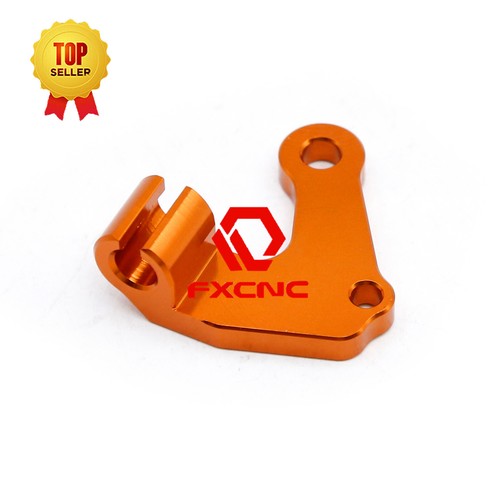 CNC Motorcycle Clutch Cable Bracket Cover Holder For Grom MSX125 13 14 15 Orange - Picture 2 of 10