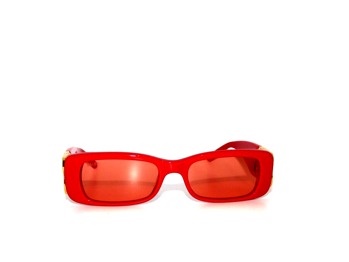 Balenciaga BB0096S 0096S 003 Red Gold Sunglasses 0096 | eBay