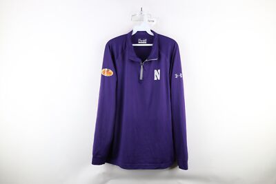 Under Armour Men L Team Issued Northwestern University Football Outback Bowl Top