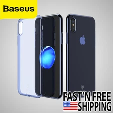 Baseus Soft Flexable Case With Dirt & Dust Plug Protection For iPhone X / XS