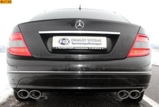Fox Duplex Sportauspuff Mercedes C-Klasse W204 S204 ab Bj.07 re li je 2x115x85mm