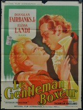AMATEUR GENTLEMAN R1940'S ORIG 23X31 FRENCH MOVIE POSTER DOUGLAS FAIRBANKS JR 