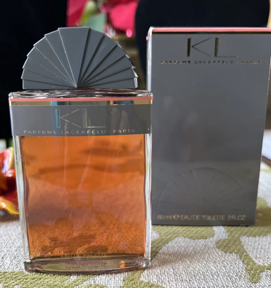 DE COLECCIÓN 1980 ORIGINAL Lagerfeld KL PARA MUJER EDT 2 OZ 60 ml Splash-NUEVO EN CAJA Foto 3 de 4