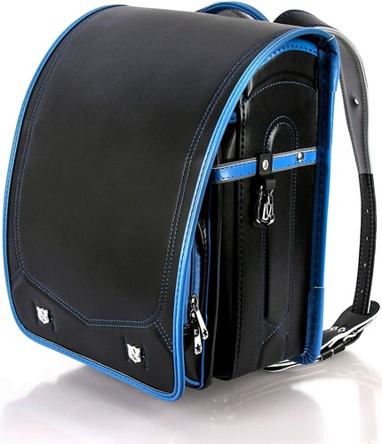 Nuovo Baobab's Wish Randoseru Zaino Scuola Borsa Nero \u0026 Blu Bab-RnG096  Giappone | eBay