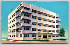 Westover Arms Hotel and Apartments Postcard Miami Beach FL 1950s