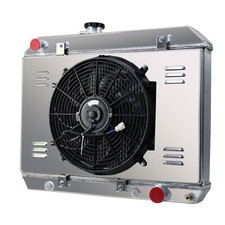 4-row Cooling Radiator Shroud Fan For 1965-1967 Pontiac Lemans Tempest Gto 5.3l 4-row Cooling Radiator Shroud Fan For 1965-1967 Pontiac Lemans Tempest Gto 5.3l