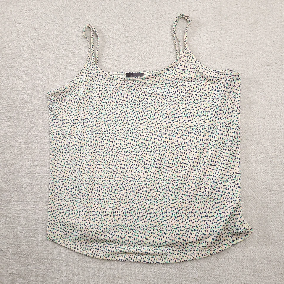 Camiseta sin mangas The Limited para mujer XL multicolor cami correa de espagueti top elástico Foto 2 de 4