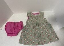 Baby Gap Sz 3-6 Months Dress Sleeveless with Diaper Cover