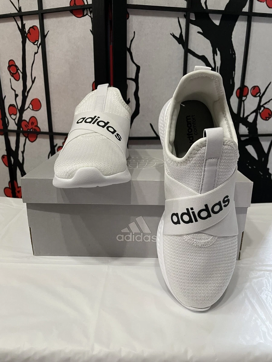 Size ADIDAS PUREMOTION ADAPT WOMENS SLIP ON SNEAKERS FX7325 white | eBay