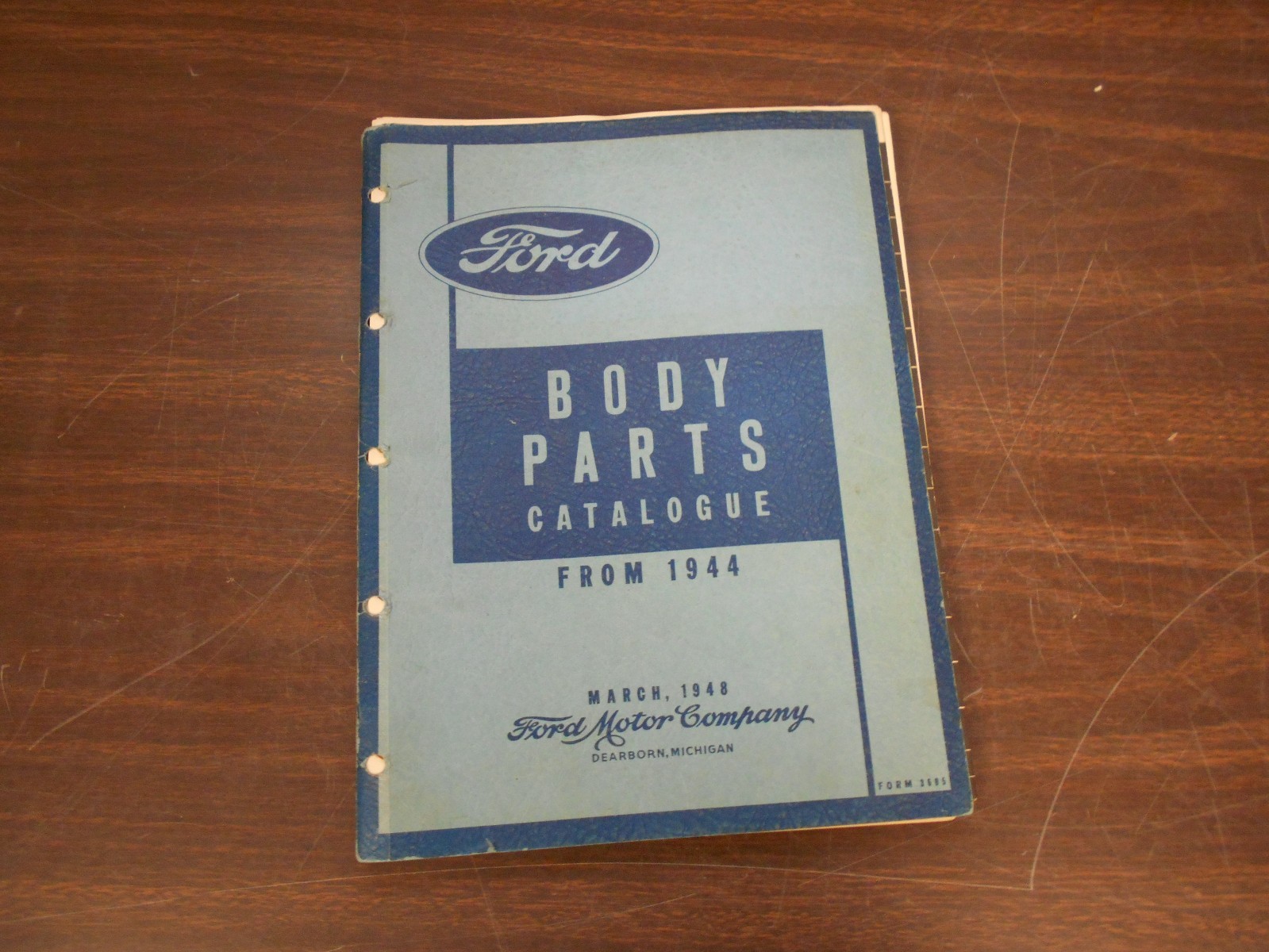 FORD BODY PARTS CATALOGUE MANUAL BOOK 518 eBay