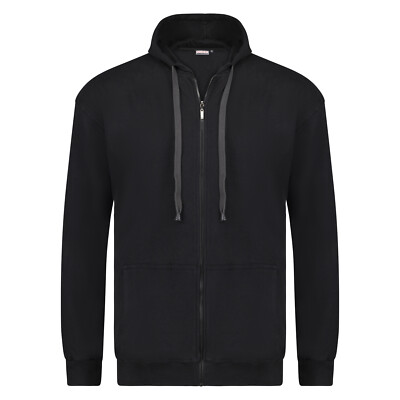 Sweatjacke mit Kapuze Jacke Freizeitjacke Herren in Übergrößen ADAMO 2XL - 14XL