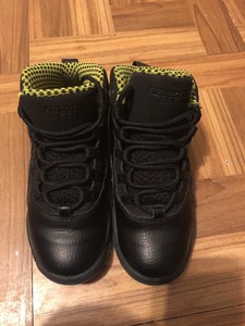 jordan 10 green and black