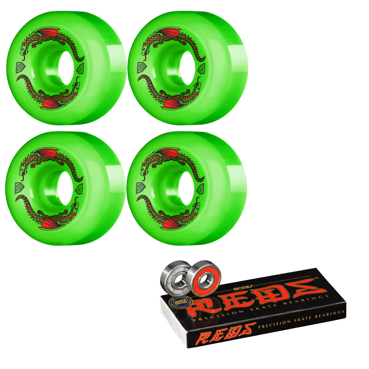 Powell Peralta Skateboard Wheels 56mm x 36mm Dragon Formula