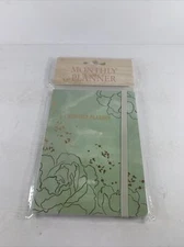 Small Monthly Planner Notes Pages 4.13” x 5.65” Undated green sealed