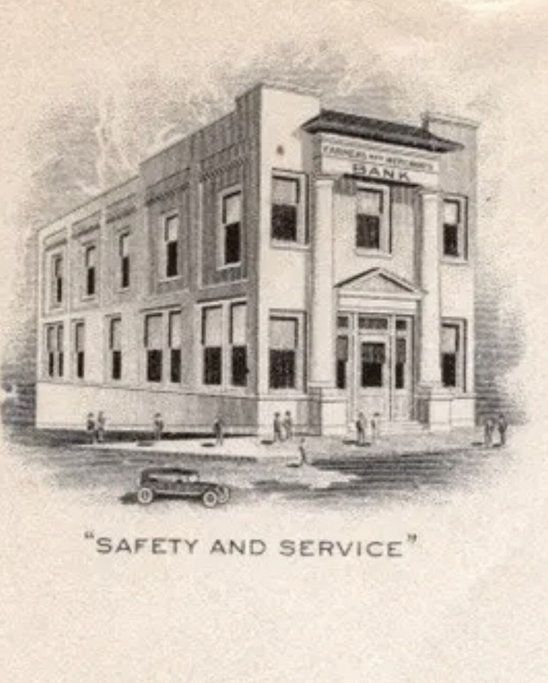 1924 Vintage Letterhead Farmers & Merchants Bank Hamlin WVA Pomeroy