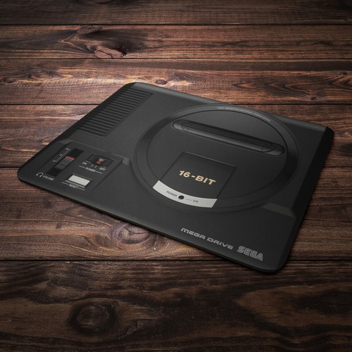 16bit RETRO GAME CONSOLE Sega Mega Drive Inspired Mouse Mat Pad Gaming Laptop PC - Picture 3 of 4
