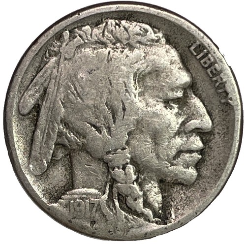 バッファローニッケル 1917S 特年 希少 レアコイン 古銭 アメリカ 5c