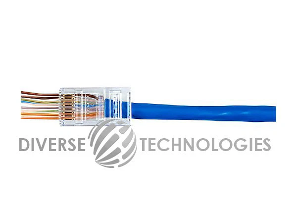 100pcs ez rj45 CAT5 Connectors, crimping tool plus 1 set new blades, ez-rj45 kit - Image 4 of 4