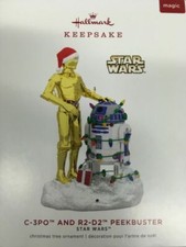 Hallmark Keepsake Star Wars C-3PO and R2-D2 Peekbuster Magic 2019