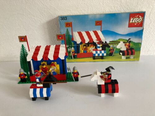 🍄 Jouet Construction Lego Tournoi Des Chevaliers Legoland 1979 Vintage Réf 383 - Afbeelding 1 van 23