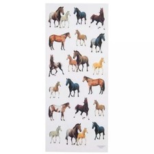 Horse Stickers Sheet - 18 Pieces