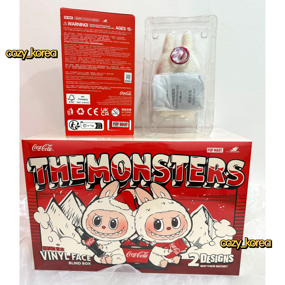 100% Authentic POPMART THE MONSTERS LABUBU COCA-COLA Plush