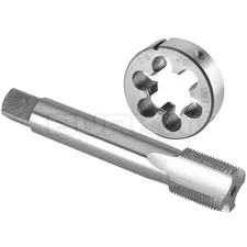 7/8"-20 UNEF Tap and Die Set Right Hand, 7/8 x 20 UNEF Thread Tap and Round Die