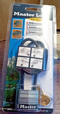 Gun Lock Master Lock GUN (Fits All) SAFETY Lock by Master # 107DSPT ~Rifle -Shotgun - Pistol ...