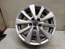 Wheel Aluminum 17x7 10 Straight Spokes Fits 13-16 MAZDA CX-5 1184954