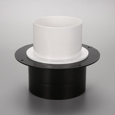 ABS Bathroom Exhaust Fan Check Valve 100mm to 80mm 75mm Reducer Pipe One Way