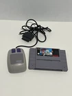 Mario Paint Mouse Bundle SNES W/ Mouse- Super Nintendo, Tested & Working