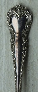 6 ANTIQUE Teaspoons STERLING SILVER 126g LOT AH