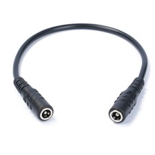 DC Power Cable 5.5mm x 2.1mm 2.5mm Female to Female Laptop Solar Camera Router