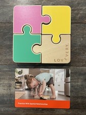 Lovevery Chunky Wooden Jigsaw Puzzle From The Companion Play Kit 22, 23, 24 M